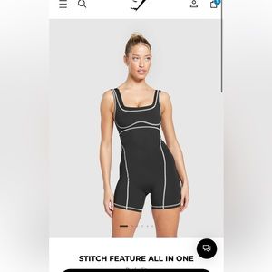 ISO!! Not selling - Gymshark stitch feature all in one romper large or xl